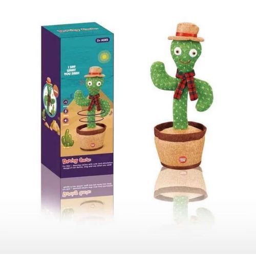 Cactus Talking, Speak And Dancing Toy Talk Record Repeat Toy