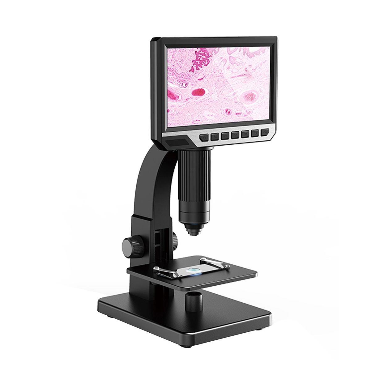 LED Microscope 2000X Sensitive Microscope Black