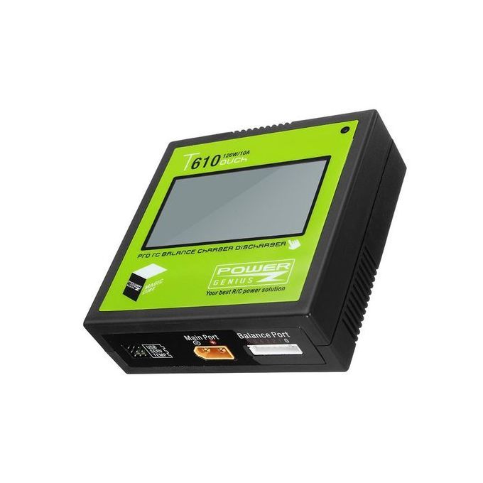 TOPACC Power Genius PG T610 120W 10A Lipo Battery Balance Charger Touch Screen