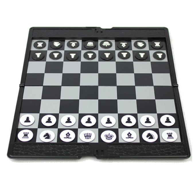Mini Magnetic Wallet Folding Chess Set Wallet Pocket Board Games For Travel