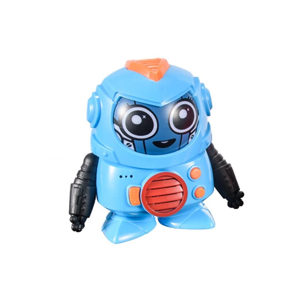 Kids Interactive Robot Toy with Intercom Recording Mode Light Face Voice Change Best Partner Indoor Toys for Boys Girls