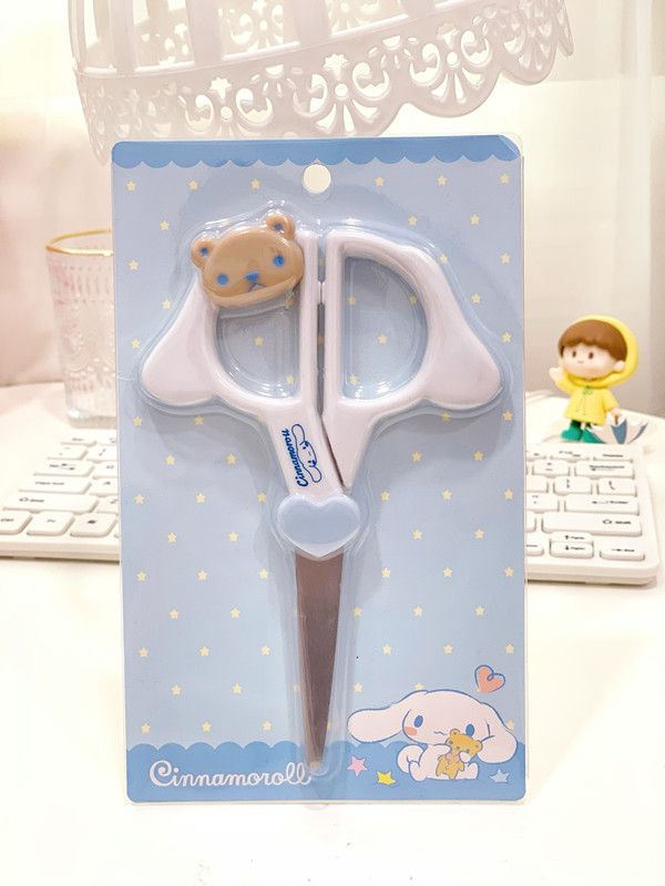 Sanrios Anime Cinnamoroll Kt Cat Art Hand Scissors Kawaii