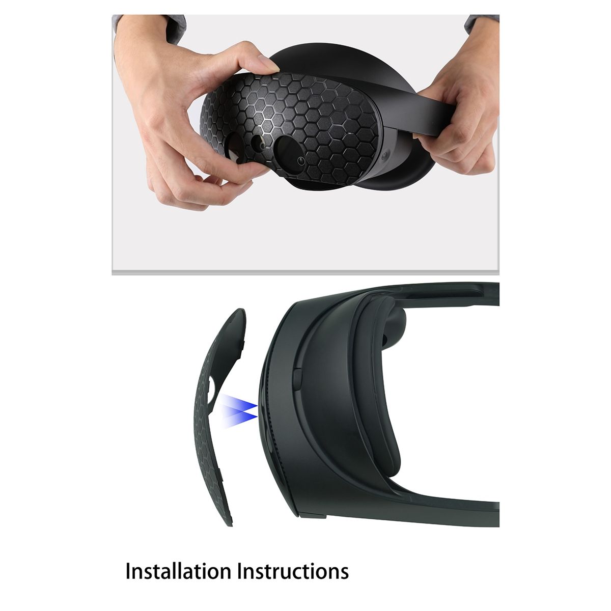 For Quest Pro Front Protective Pad Silicone Eye Cover