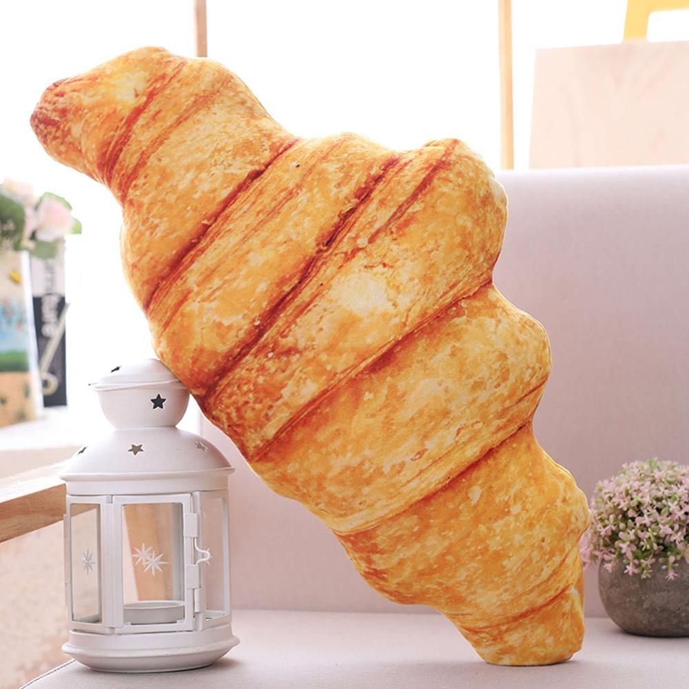 Simulational Bread Plush Pillow Creative Food Plush Toy Funny Fastfood Nap Pillow Cushion Home Decor Kids Toy Birthday Gift