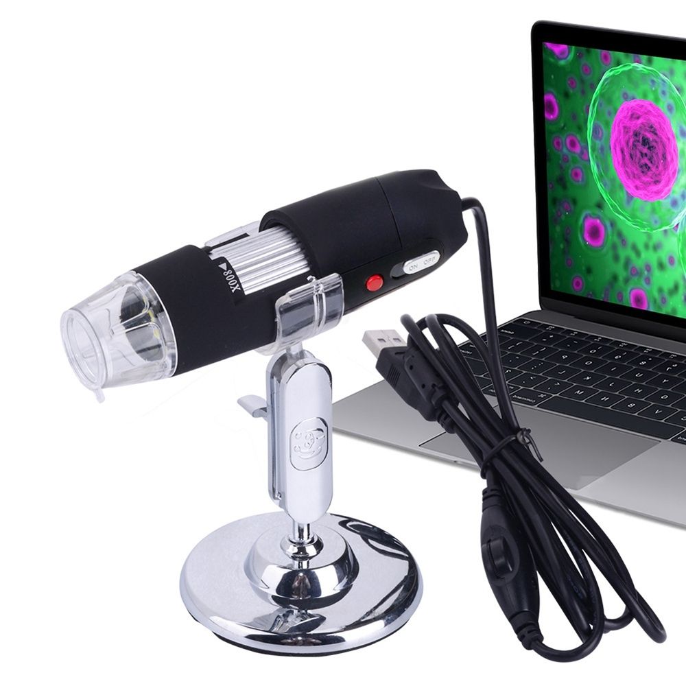 Mega Pixels 800X USB Digital Microscope,8 LED White Light