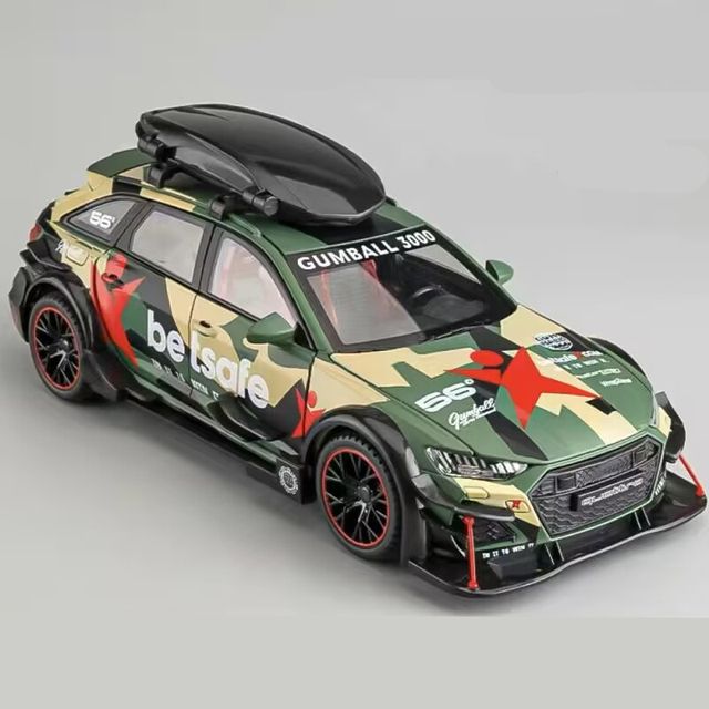 1/24 Audi RS6 Avant Station Wagon Track Alloy Racing Car Mod