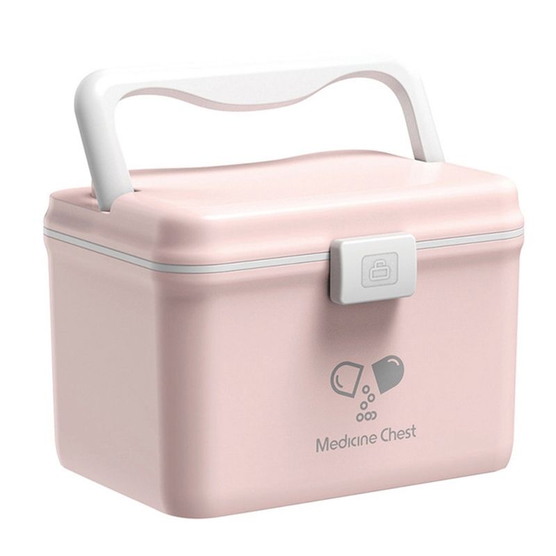 First Aid Kit Mini Plastic Car Travel Pill Storage Box