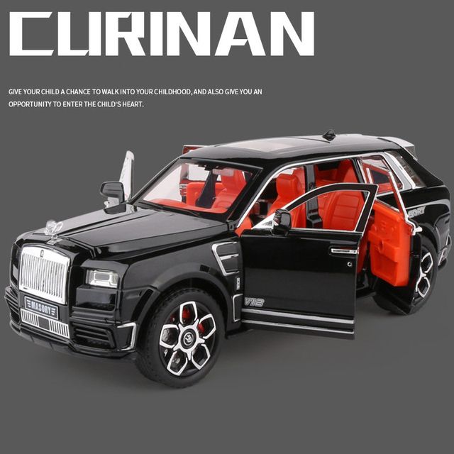 1:24 Rolls Royce Cullinan Masory SUV Alloy Luxy Car Model Di