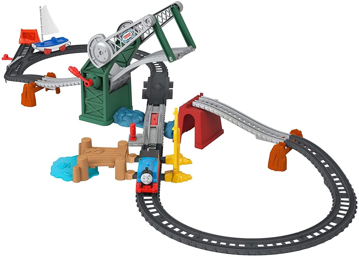 Thomas & Friends Bridge Lift Thomas & Skiff Train Set