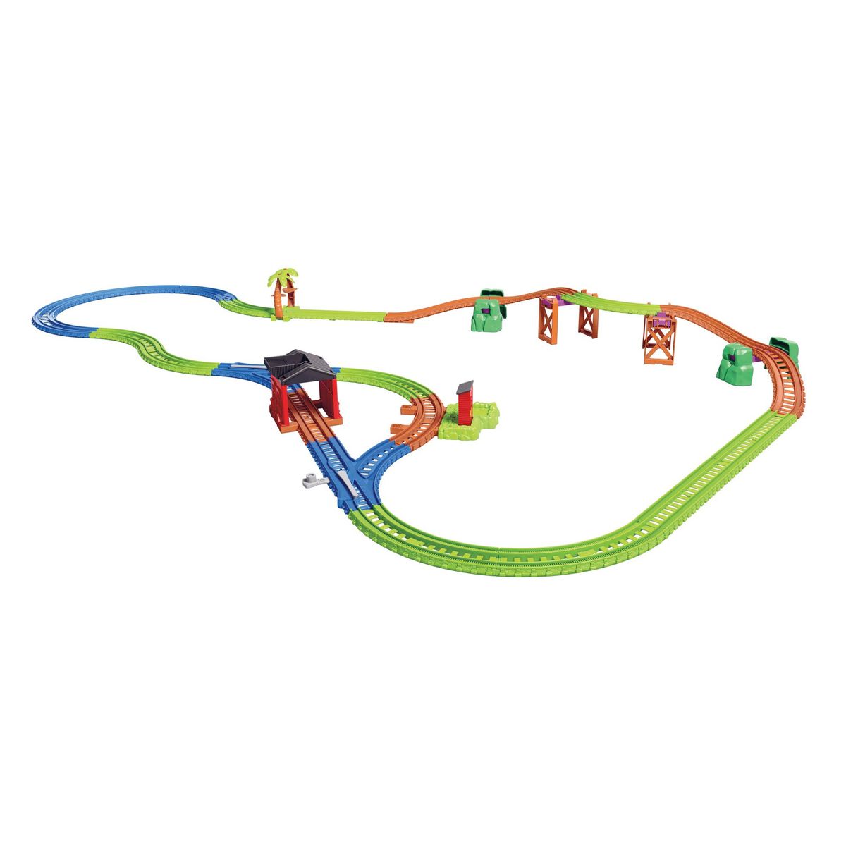 Thomas & Nia Cargo Delivery Diecast Train & Track Set 50 Pcs