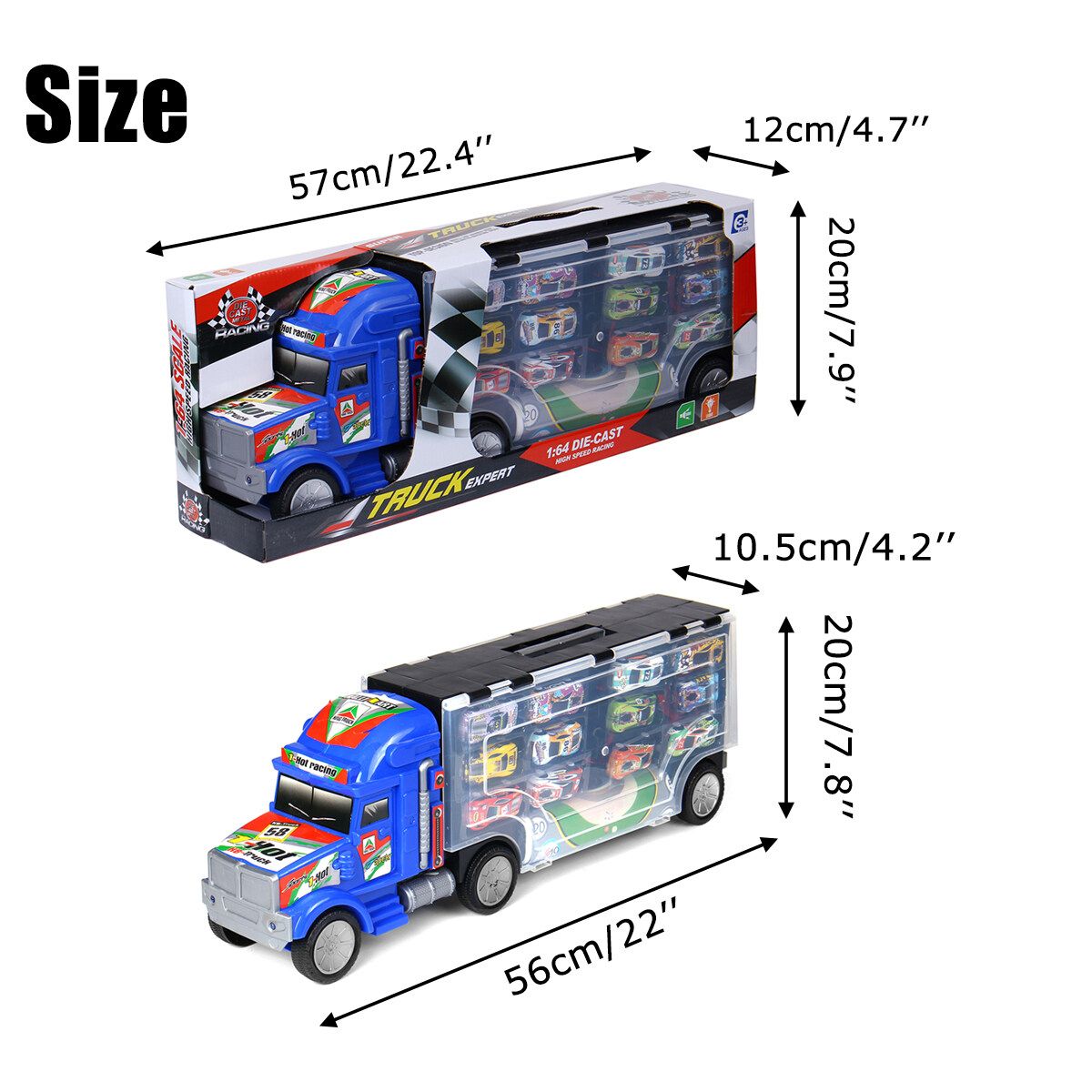 6/12pcs Vehicle Set Pull Back Car Toys For Boys Kids Child Party Education Favors Toy Christmas Gift Set Blue+12car