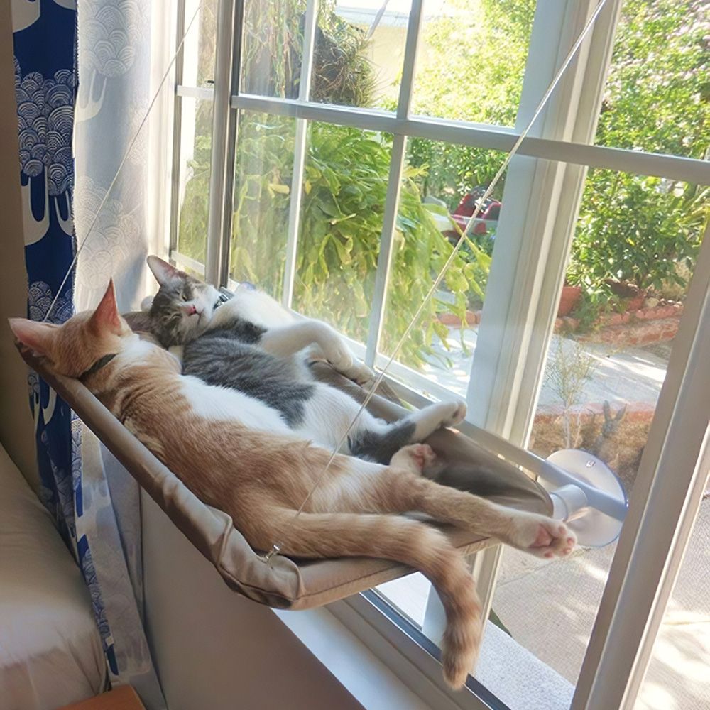 Cat Window Perch Hammock Window Mounted Cat Bed Cooling