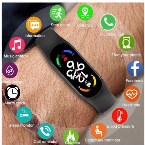 Sports Heart Rate Monitoring Smartwatch Bracelet