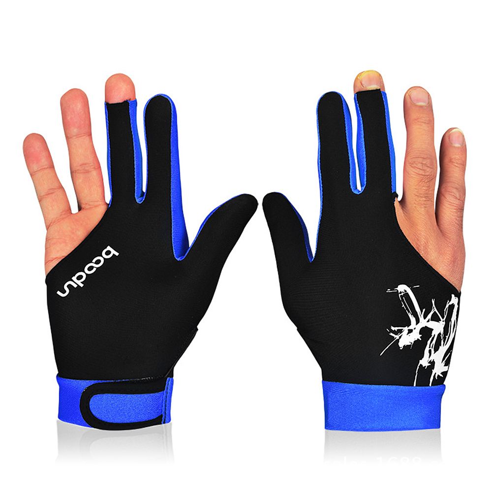 1Piece Billiard Glove 3 Fingers Cue Sports Glove Men