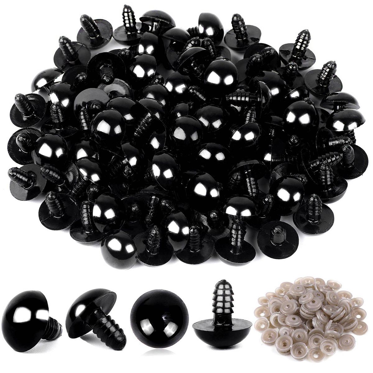 100PCS Plastic Safety Crochet Eyes For Crochet Crafts