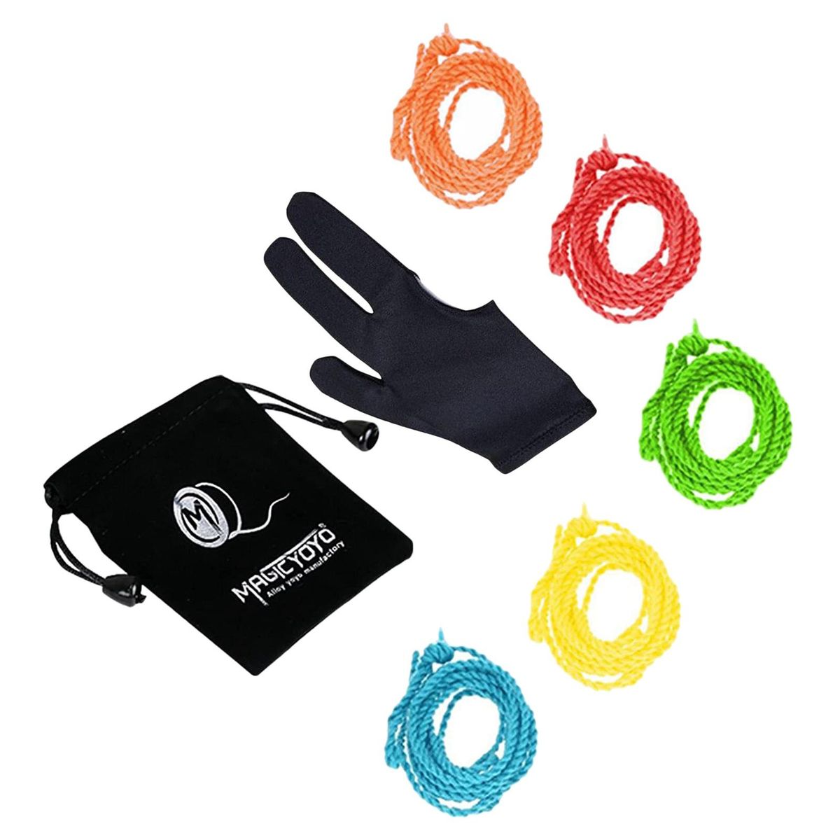 Professional 5 Pcs Yoyo s multicolor Yoyo Glove Yoyo Bag
