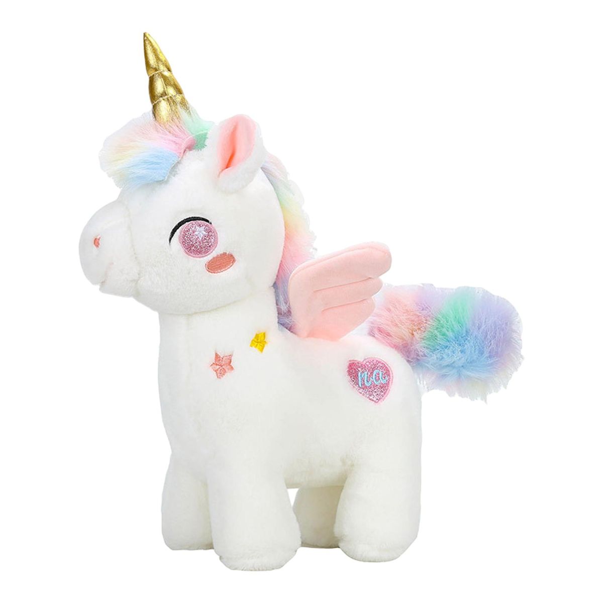 Plush Doll Pillow Stuffed Animal Pegasus Plushie Doll Pink