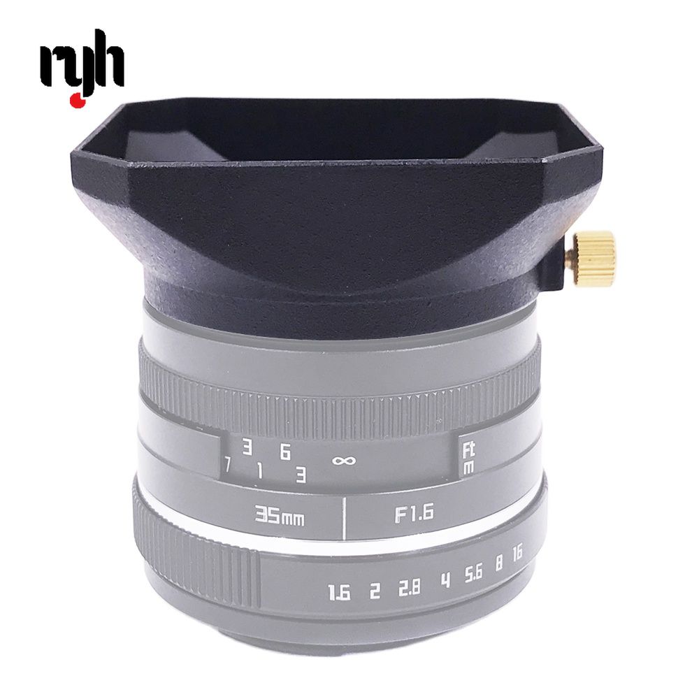 Square Shape Lens Hood 37 39 40.5 43 46 49 52 55 58 mm for Fuji Nikon Leica Canon Sony Panasonic PenOlym Micro Single Camera
