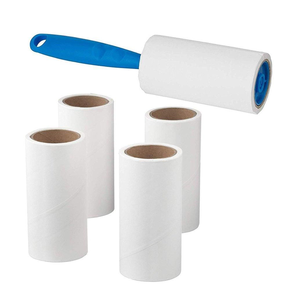 Paper Roll Clothes Hair Remover Sticky Hair Roller Sticky Paper Clothing Dusting Sticky Hair Roller Brush
