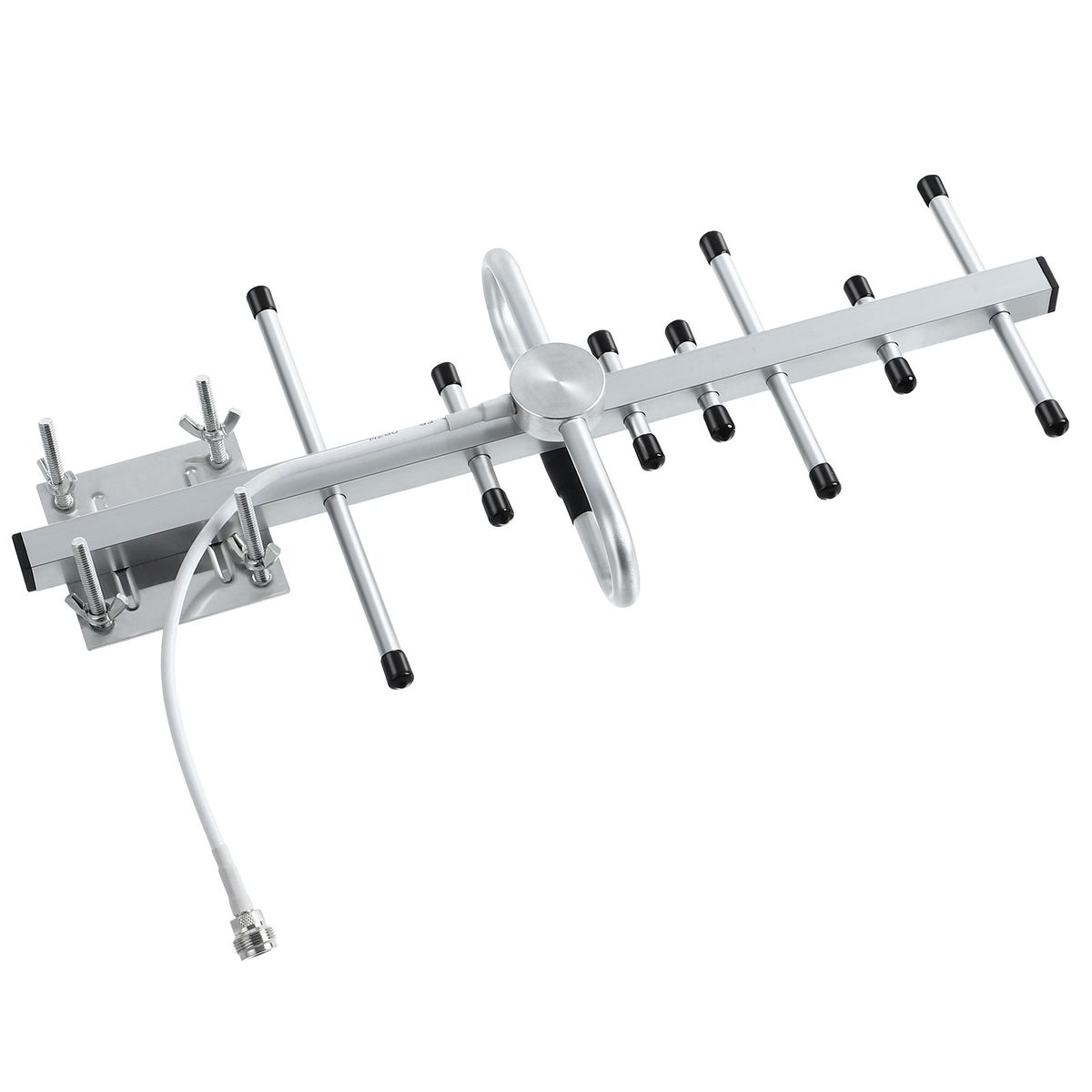 1 Set Outdoor TV Signal Amplifier 300 Miles Range Digital TV 4K VHF UHF HDTV Amplified