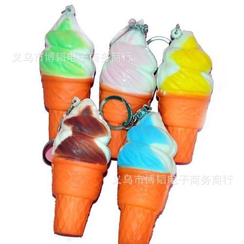 1PC 10CM Squishy Ice Cellphone Strap Key Chain Scented