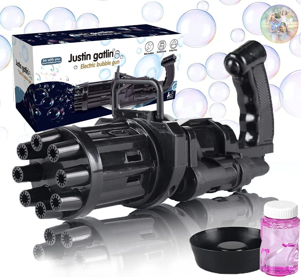 Gatling Bubble Gun