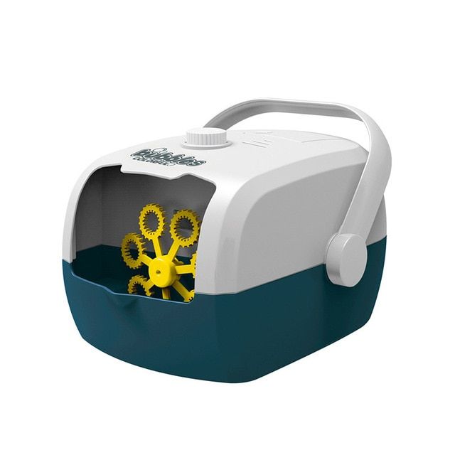 New Suitcase Automatic Bubble Machine Blower