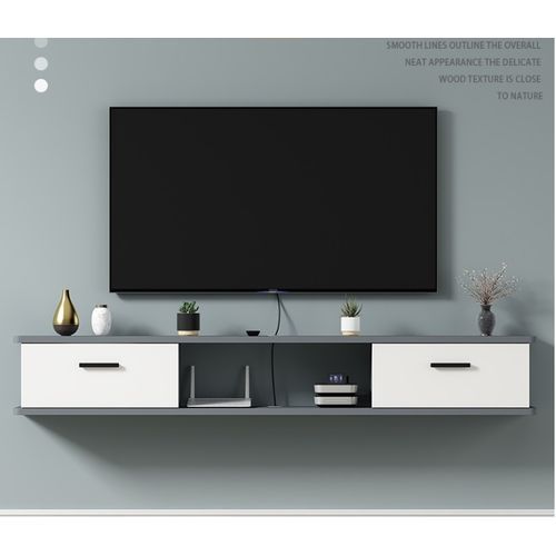 Modern Floating TV Shelves