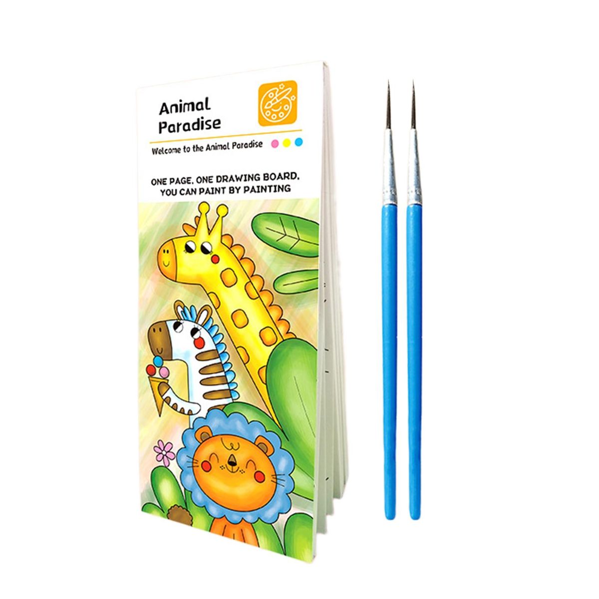 Travel Watercolor Painting Kit 20 Scenes 6 Pigments Stress for Kids