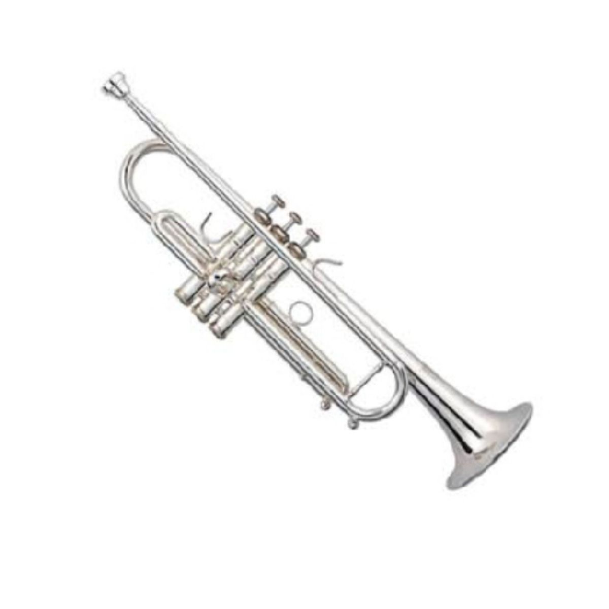 Professional  Silver Trumpet With Mouth Pic And Oil