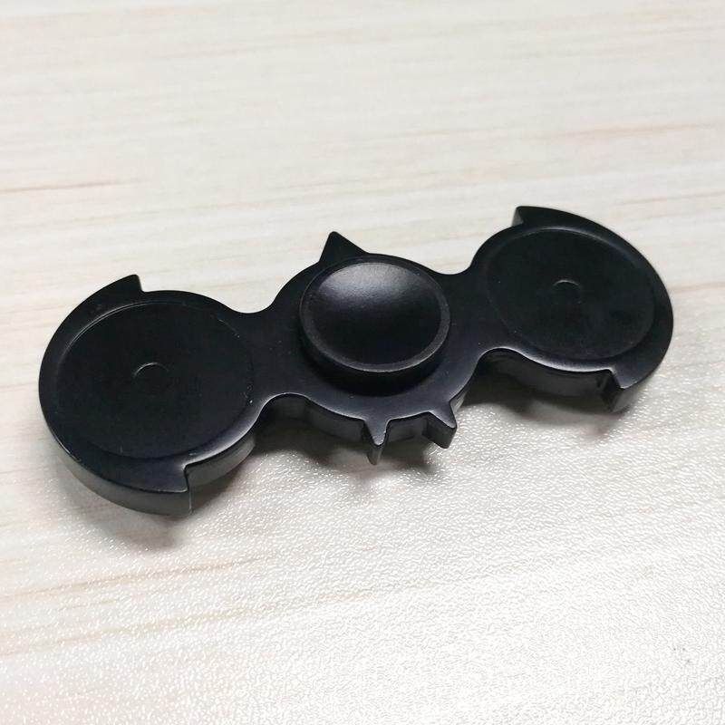 EDC Hand Spinner Finger Gyro Spinner Fidget Gadget Focus Reduce Stress Tool Black Black (black)
