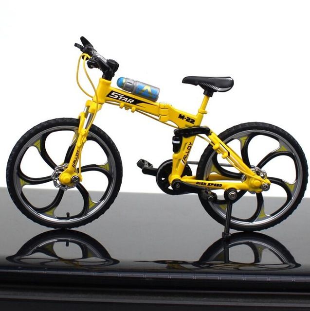 Mini 1:10 Alloy Model Bicycle Diecast Metal Finger Mountain Bike Racing  Adult Collection Toys For Children G33