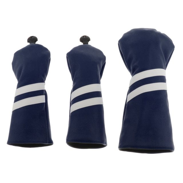 3pcs Golf Headcover No. 13 5 Driver Wood Head Cover With 1