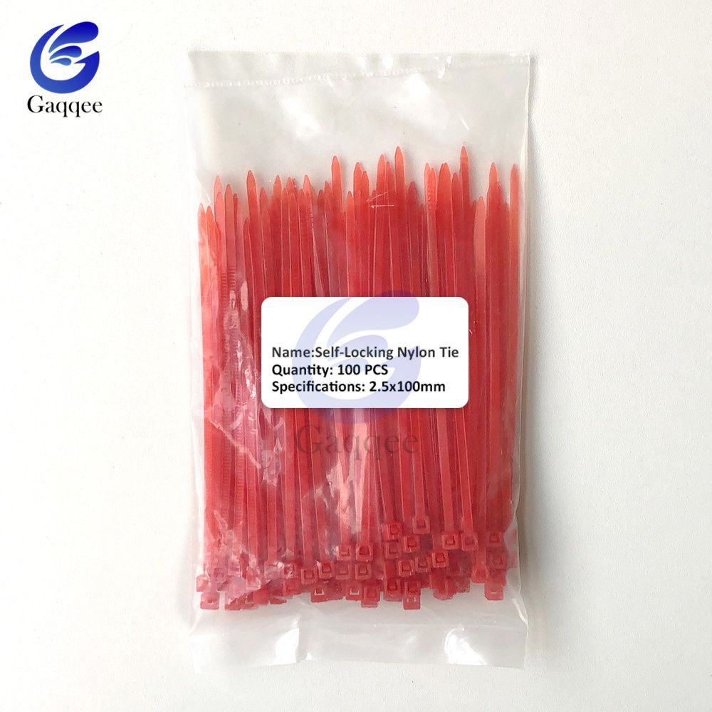 100mm Nylon Cable 100pcspack Self-locking Nylon Wire