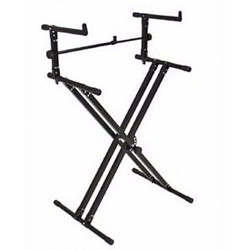 Expandable And Adjustable Double Keyboard Stand