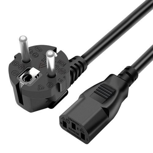2 Pin Desktop Computer And Electric Kettle Power Cord. 3m,