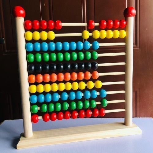 Wooden Counting Beads Abacus - Montessori Preschool Toys