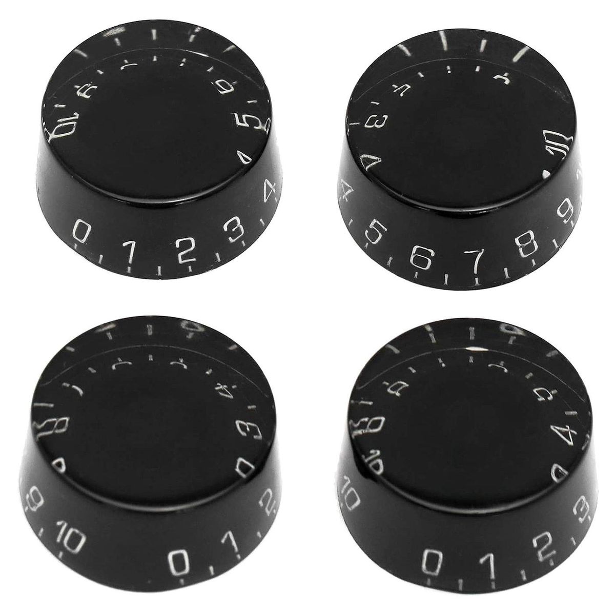 4Pcs Electric Guitar Top Hat Knobs Speed Volume Tone Control Knobs Compatible for LP Style Guitar
