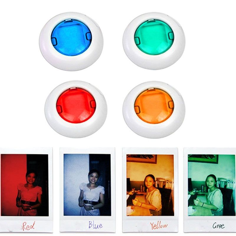 Colorful Camcorder Close-up Colored Lens Filter For Polaroid Fujifilm Instax Mini 9 8 8 7S KT Instant Film Cameras