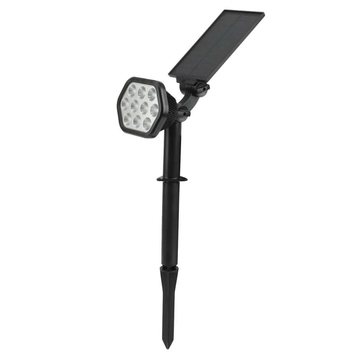 Solar Light 10 LED Solar Spotlights Outdoor Waterproof Warm