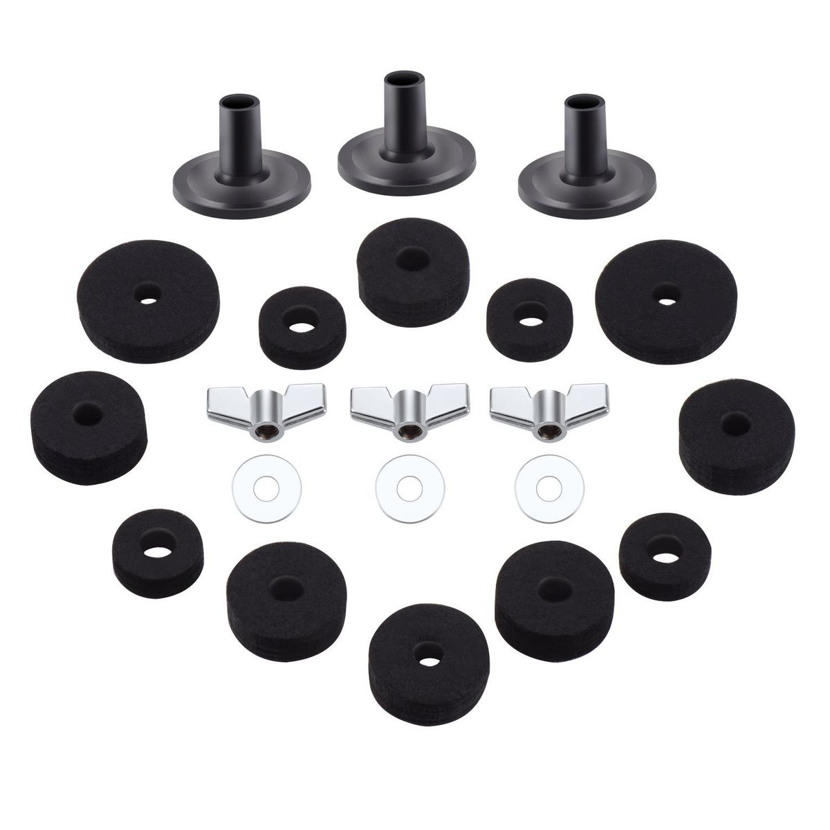 Musical Instrument Drum Kit Felt Pads Non-slip Pad Drum