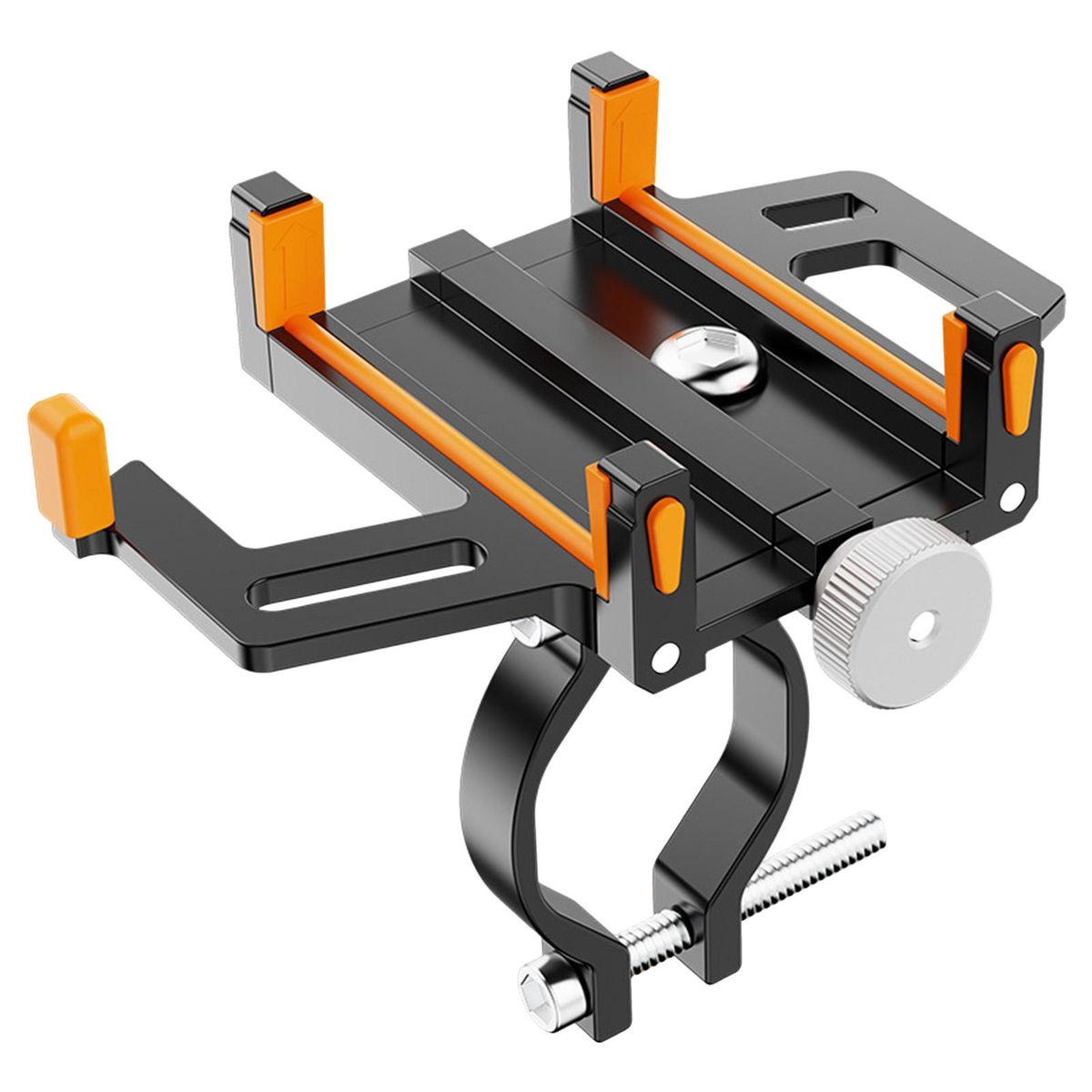 Riding Phone Stand Non-slip Bicycle Phone Holder Orange