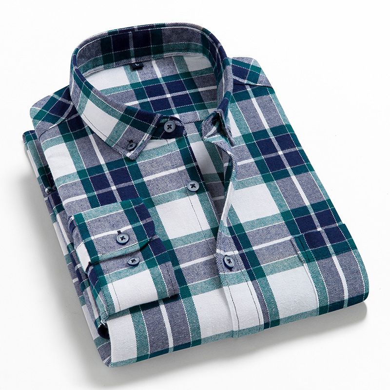 Flannel Men's Plaid Shirt