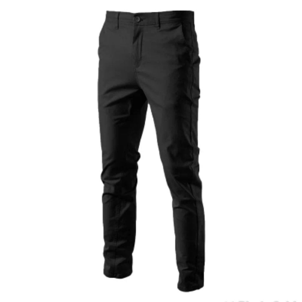 Cute Stock Chinos Pant For Men - Black