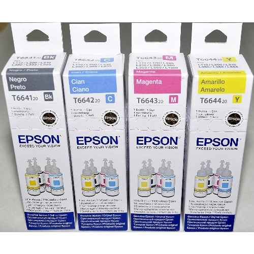Epson Ink Bottles - Set Of 4 - 70ml