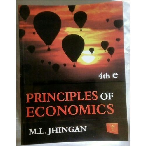 Principles Of Economics Fourth Edition By M. L. Jhingan