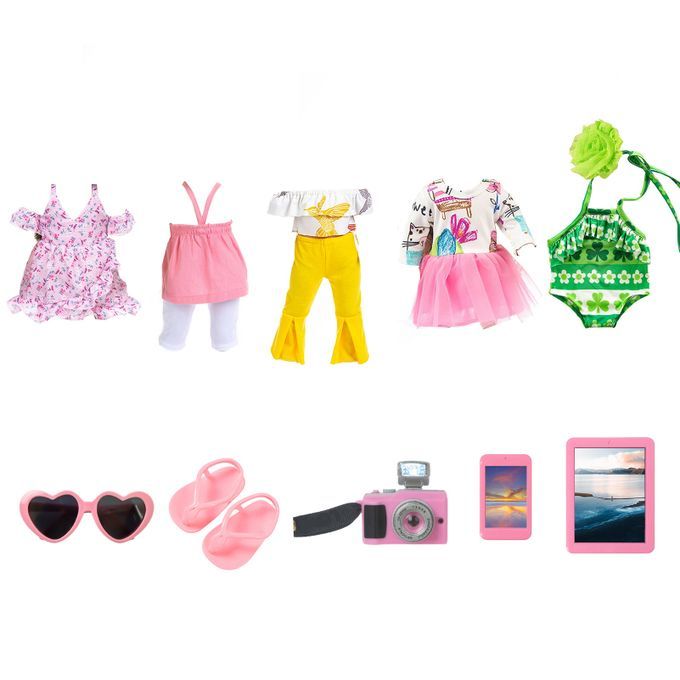 10 Set Girl Doll Clothes Gift For American 18 Inch Doll
