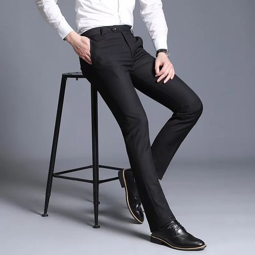 HIGH QUALITY SUIT TROUSER - Black