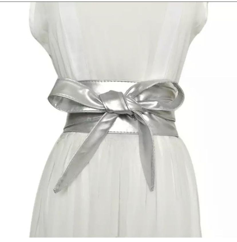 Waist Belt Gold  Leather Fashion Wrapping Belt