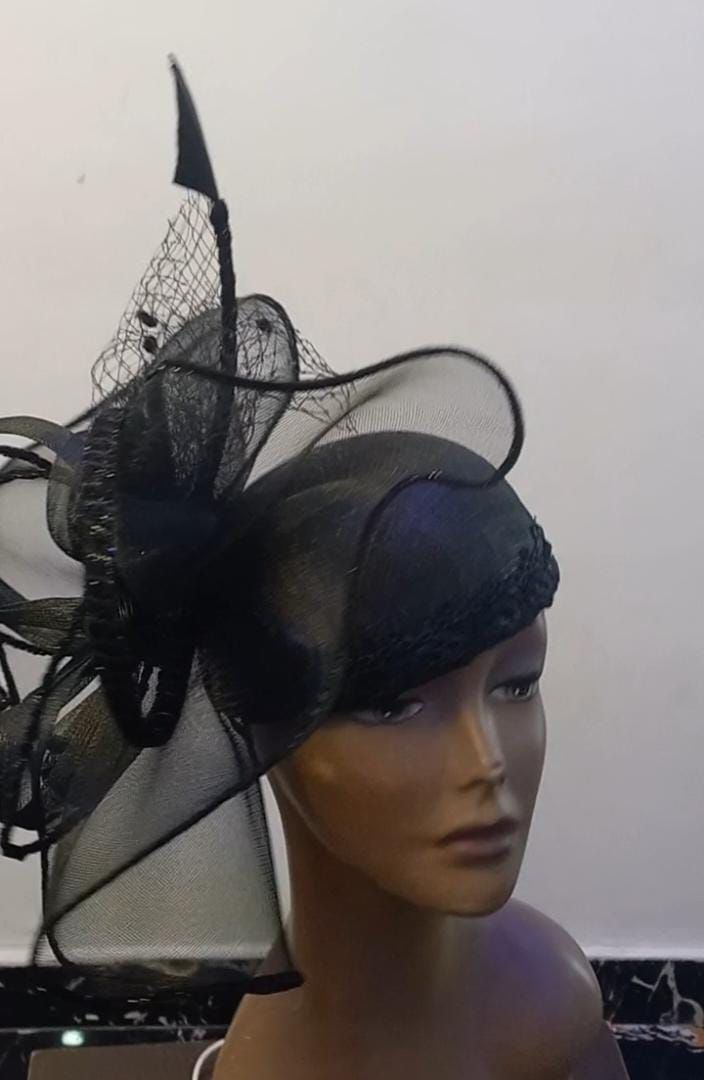 Black Fascinator